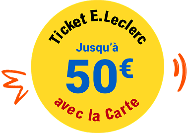 Participez à vos parcours pour tenter de gagner 50€ en Ticket E.Leclerc.