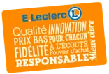 Carte E.Leclerc - Qualité, Innovation, Fidélité, Responsabilité